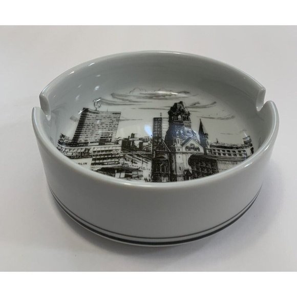 Schedel Bavaria Berlin Ash Tray Collectible Black White - Picture 5 of 9